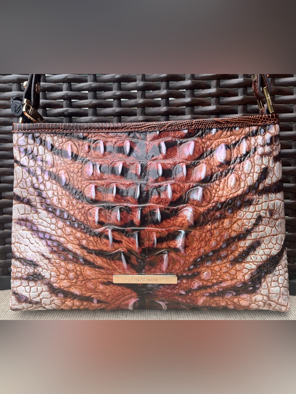 NWT Brahmin LORELEI in FELINE HERMOSA Shoulder Bag